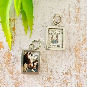 LAST ONE - Brave Girl Pick Up Sticks Reversible Charm